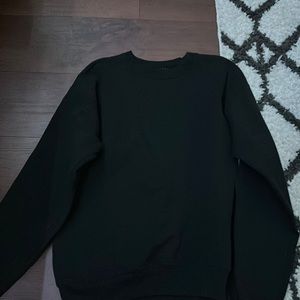 black crew neck